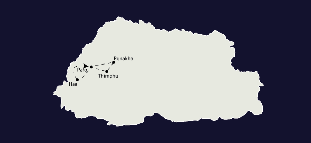 09 Days – Thimphu Festival Map